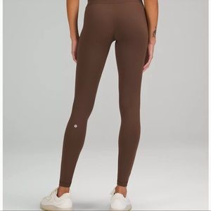 Lululemon Wunder Under Train Java Leggings
